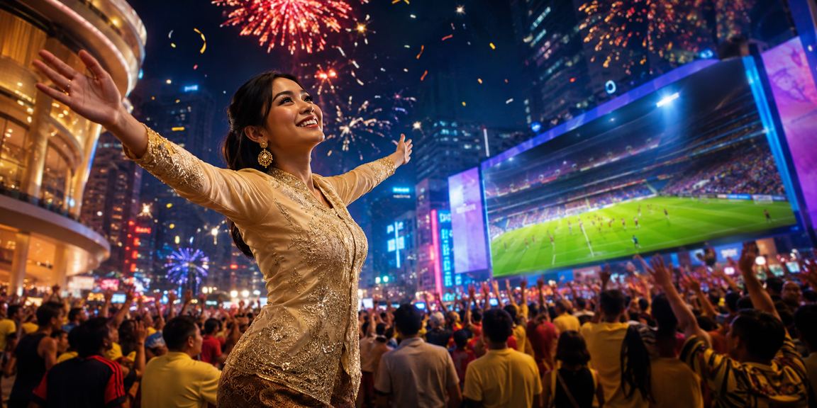 Peminat bertaruh sukan dengan penuh fokus di Kuala Lumpur
